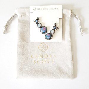 Kendra Scott Cobalt Caralyn Ear Climbers